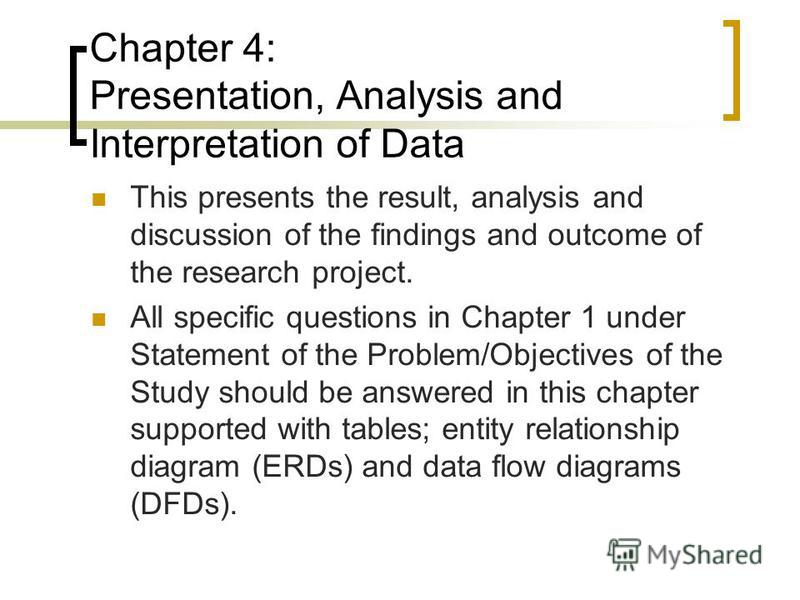 Analysing results dissertation