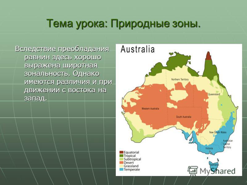 География 7 класс Тема: Австралия