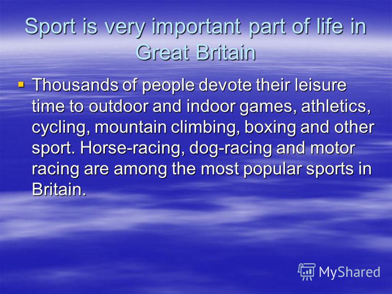 sport is an important part of Sport is an important part of danish culture in denmark we believe that sport is essential not only for the health but also for democracy and social cohesiveness the danes like sport as spectators either at the stadium or in front. sport is an important part of Sport is an important part of danish culture in denmark we believe that sport is essential not only for the health but also for democracy and social cohesiveness the danes like sport as spectators either at the stadium or in front.