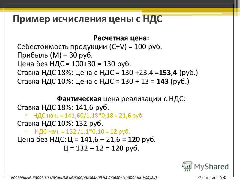 Курсовая работа: Налог на добавленную стоимость 4