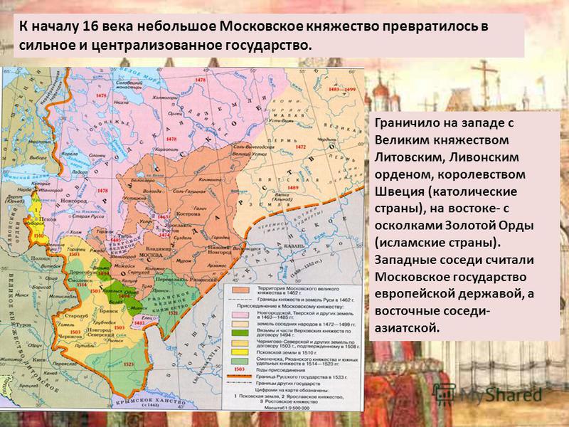 Доклад по теме Московское государство