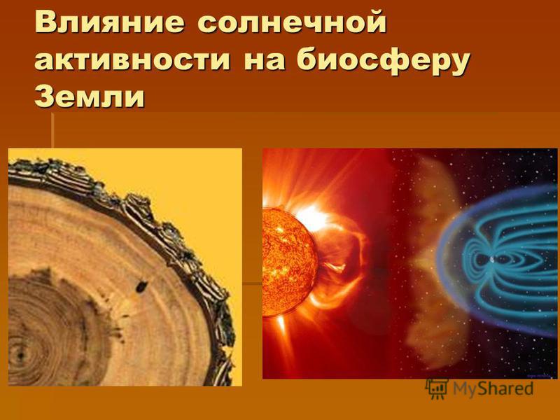 Статья: Солнечная активность и её влияние на Землю и человека