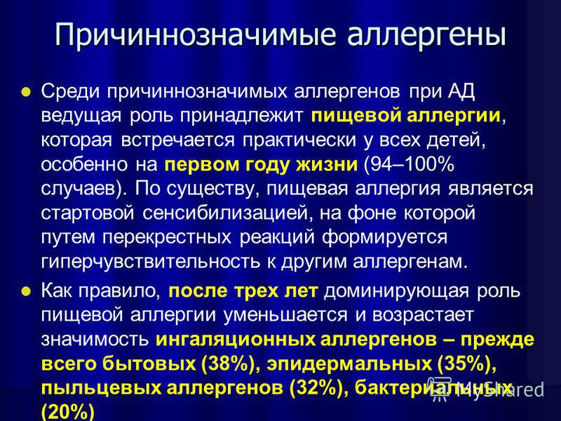 Экзема симптомы последствия