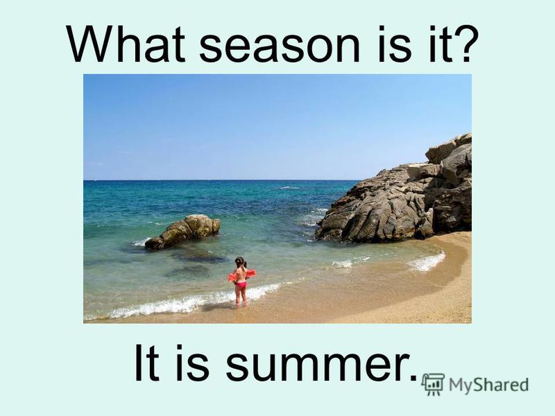 It is summer. What season is it?