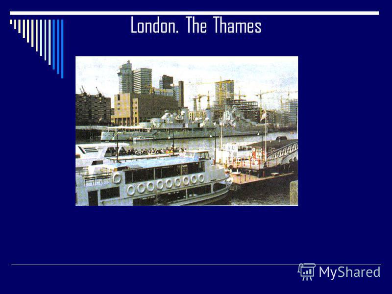 London. The Thames