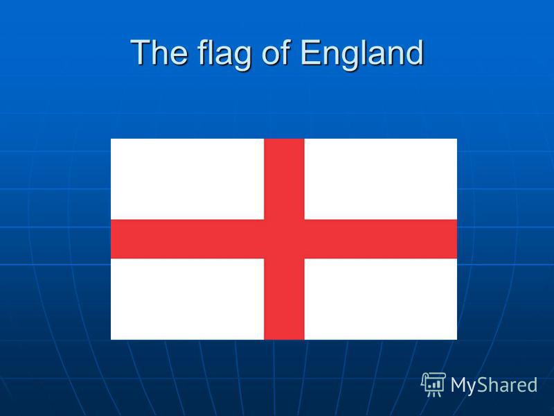 The flag of England