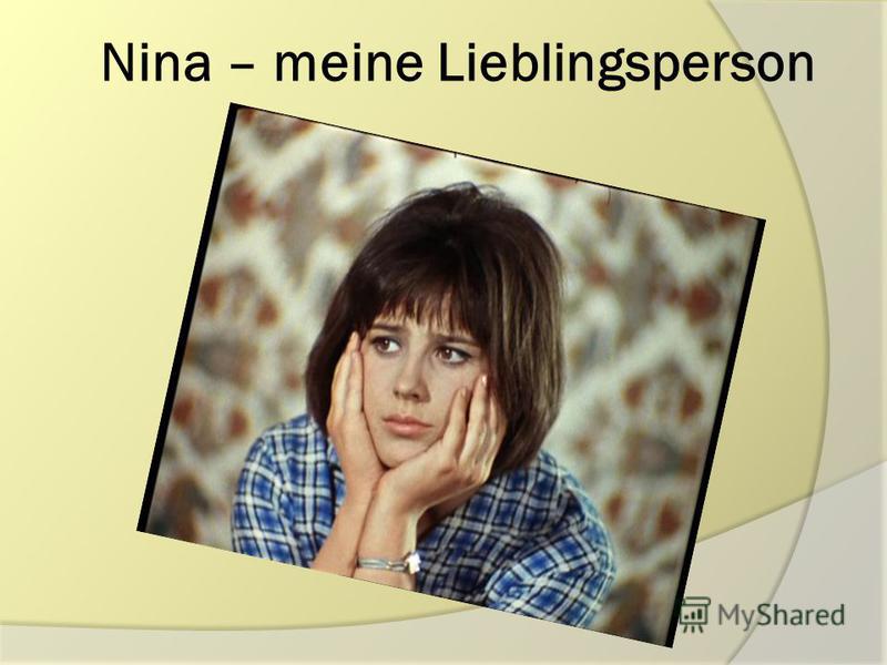 Nina – meine Lieblingsperson