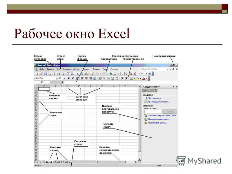 Реферат: Создание базы данных средствами табличного процессора МS Excel