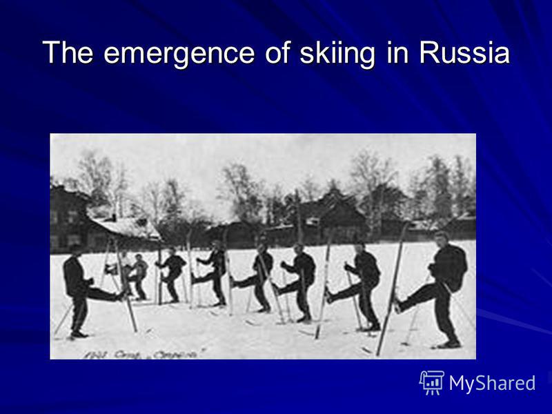 The emergence of skiing in Russia