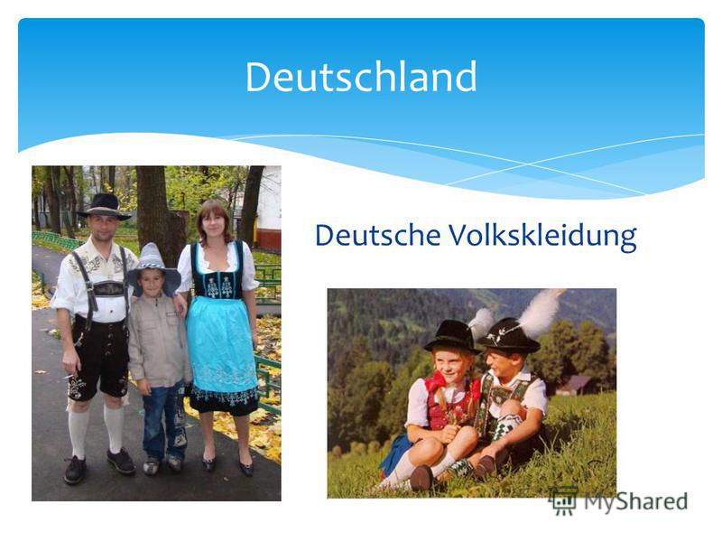 Deutsche Volkskleidung Deutschland
