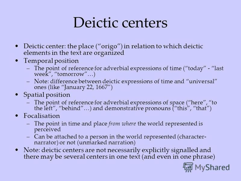 essays on deixis essays on deixis