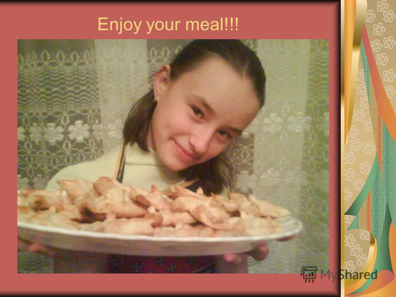 Enjoy your meal!!!