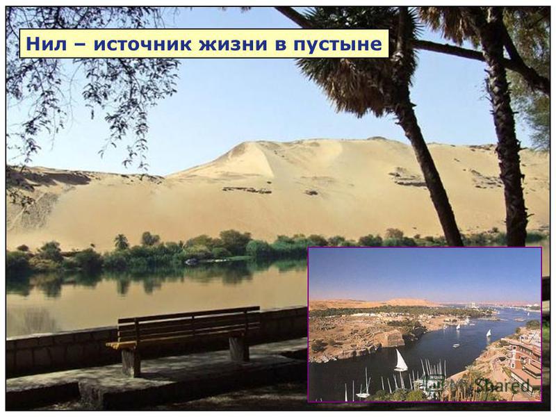 Нил – источник жизни в пустыне