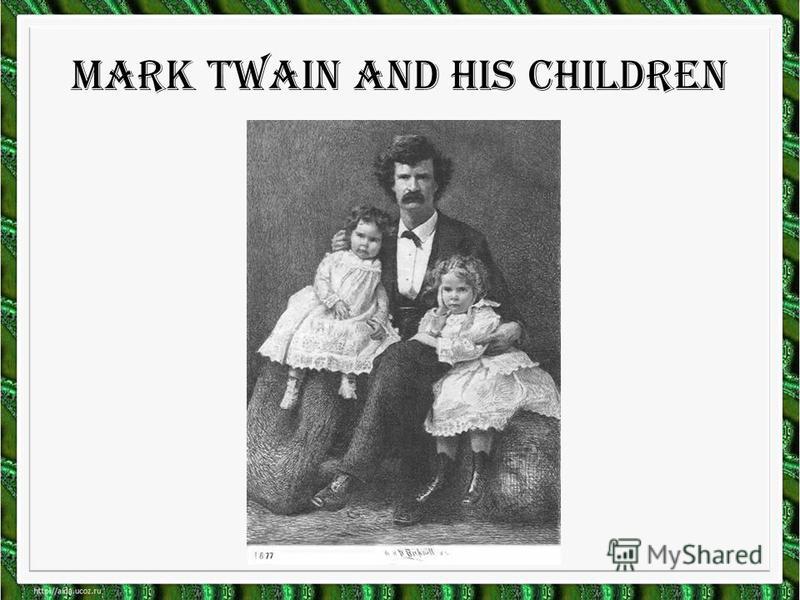 Mark Twain and his children