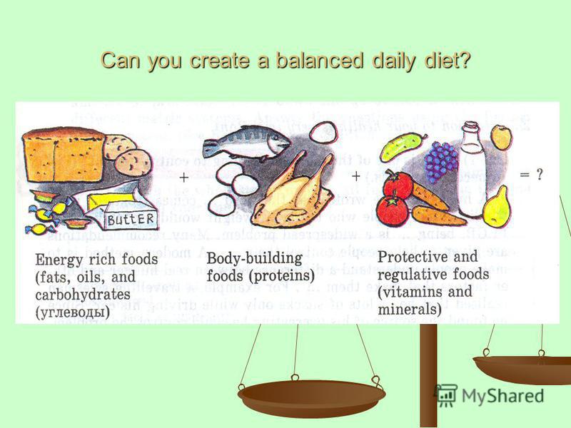Can you create a balanced daily diet?