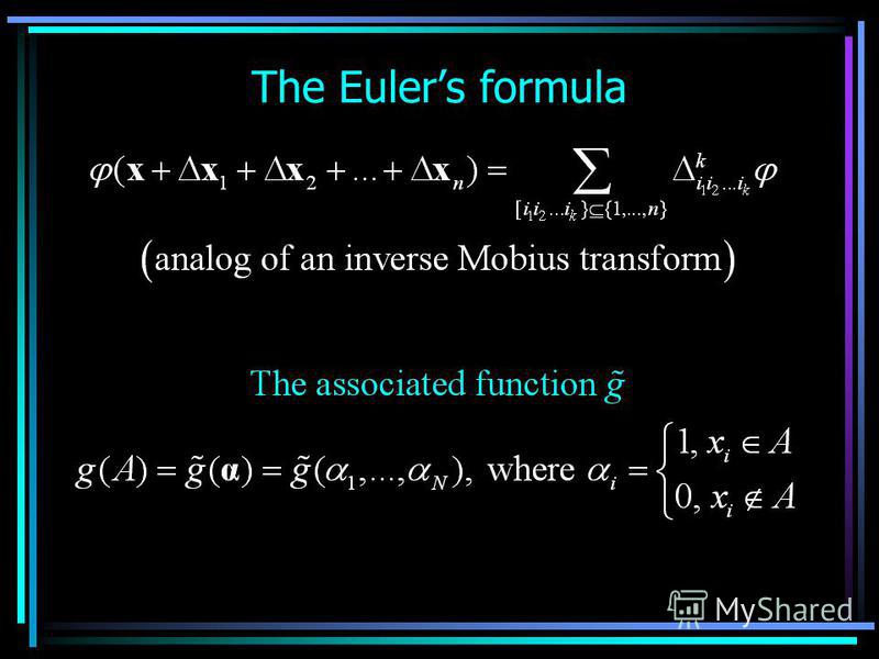 The Eulers formula