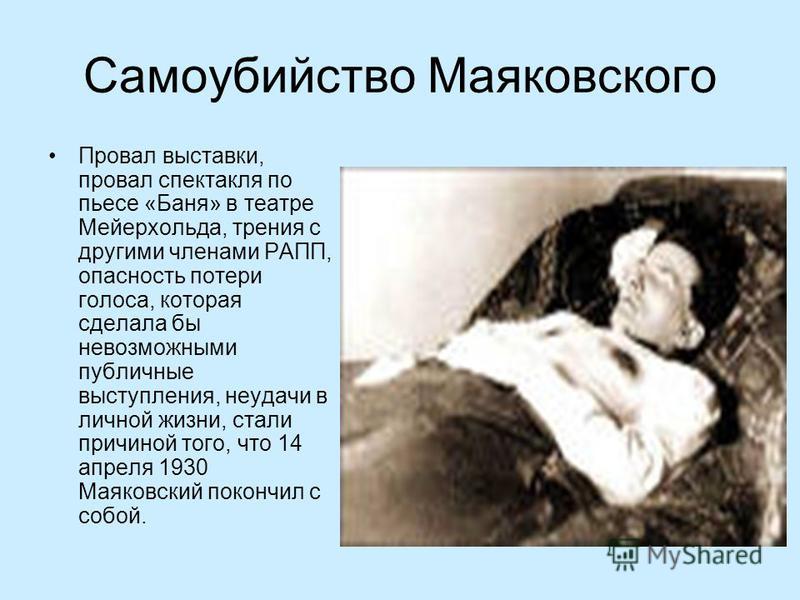 Маяковский Посмертное