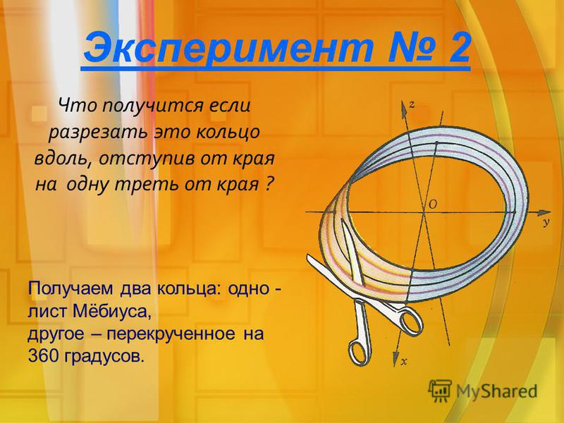 Как Разрезать Кольцо Чтобы Получилось Два Кольца Проведите Линию