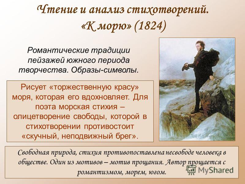 Пушкин анализ стих к морю Пушкин анализ стих к морю