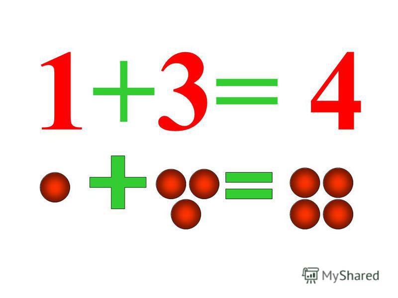 1+3= 4