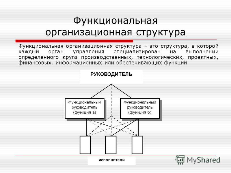 Понятие организационной структуры управления проектами