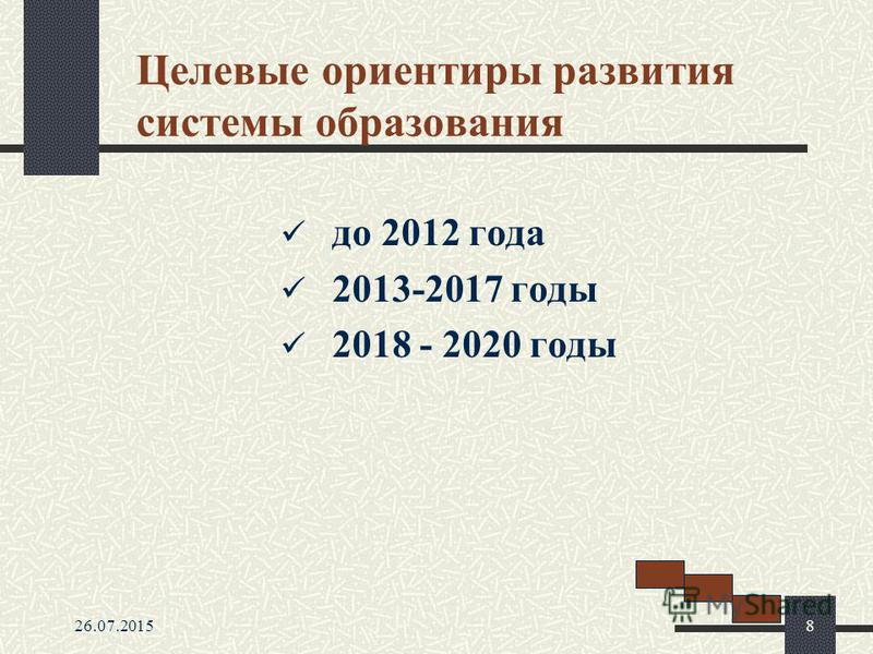 Концепция развития образования на 2018-2020 годы Концепция развития образования на 2018-2020 годы