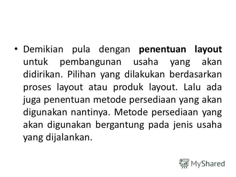 Penentuan Layout Perusahaan | презентация на тему quot aspek teknis operasi penentuan Penentuan Layout Perusahaan | презентация на тему quot aspek teknis operasi penentuan