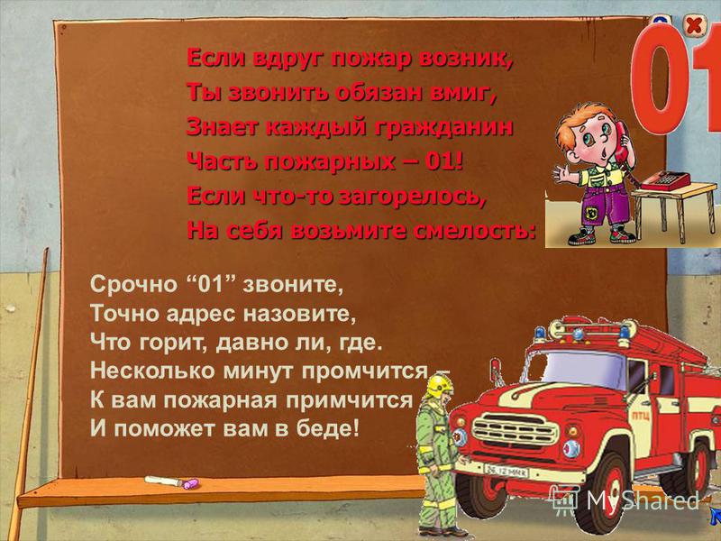 Сценарий урока все о пожаре Сценарий урока все о пожаре