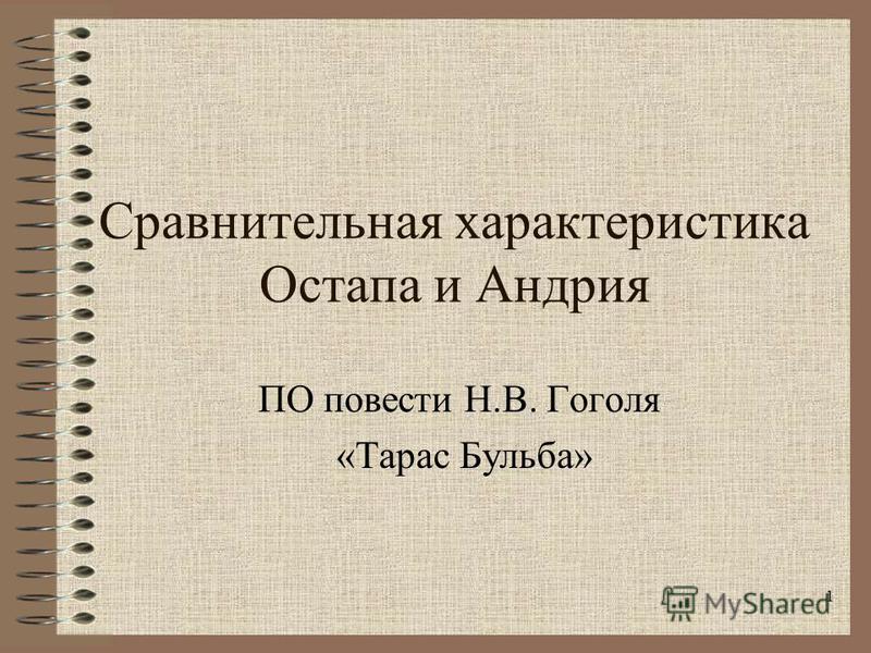 План конспект урока на тему: тарас бульба с презентацией 7 класс