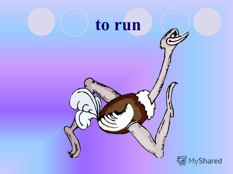 to run