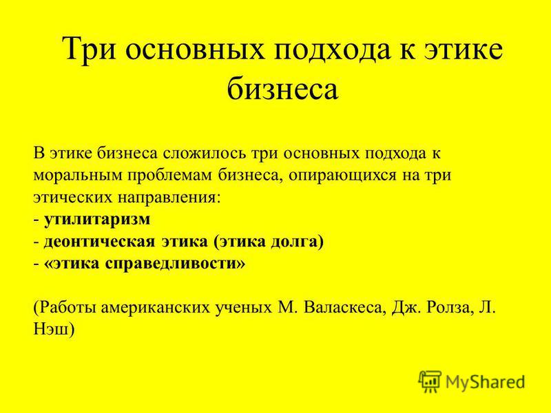 Реферат: Социальная ответственность и этика бизнеса