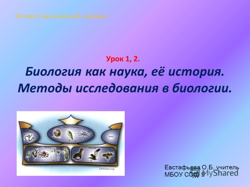 Биология как наука её история методы Биология как наука её история методы