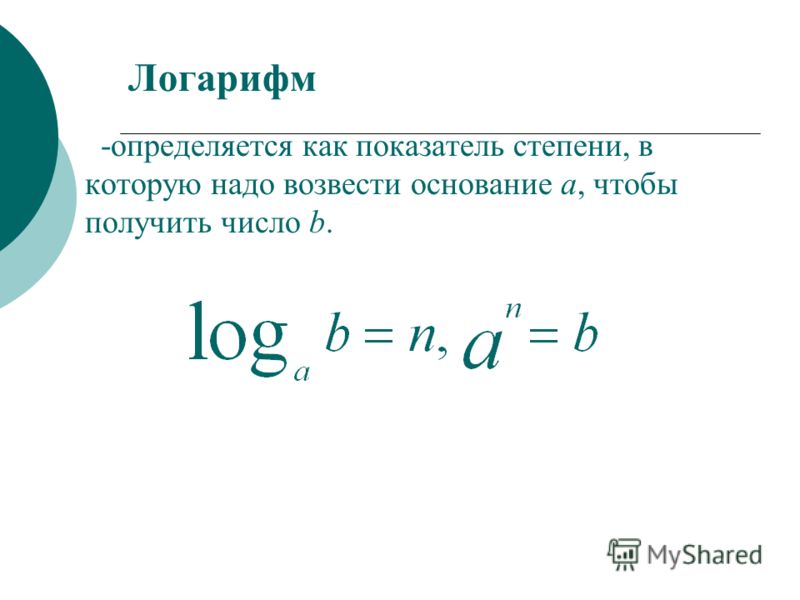 Логарифмическая Функция Презентация 11 Класс