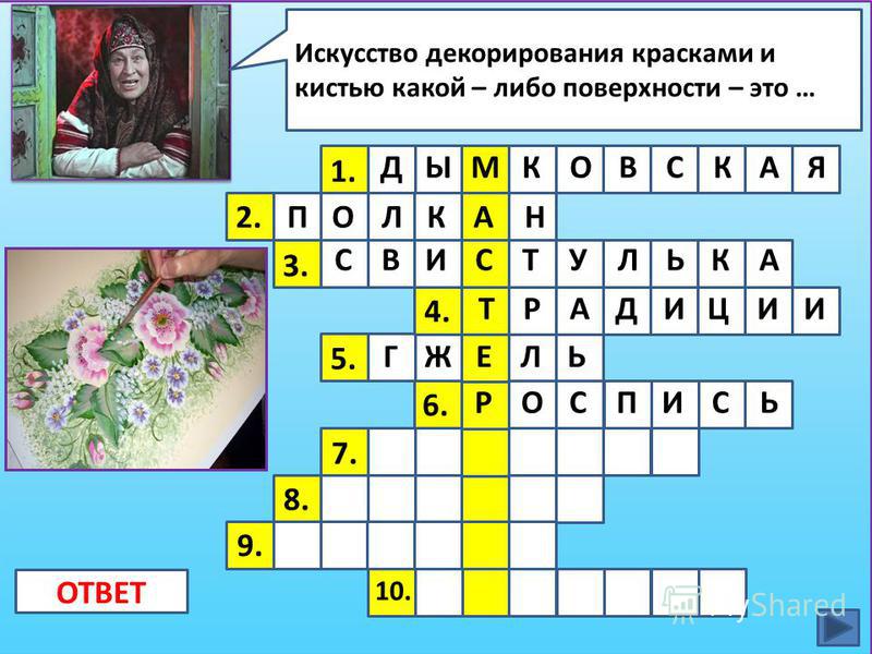 Праздничный фаянс сканворд Праздничный фаянс сканворд