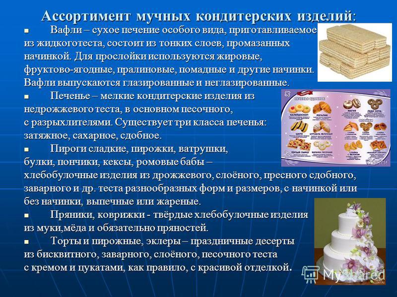 Курсовая работа по теме Мучные кондитерские изделия: экспертная оценка качества Курсовая работа по теме Мучные кондитерские изделия: экспертная оценка качества