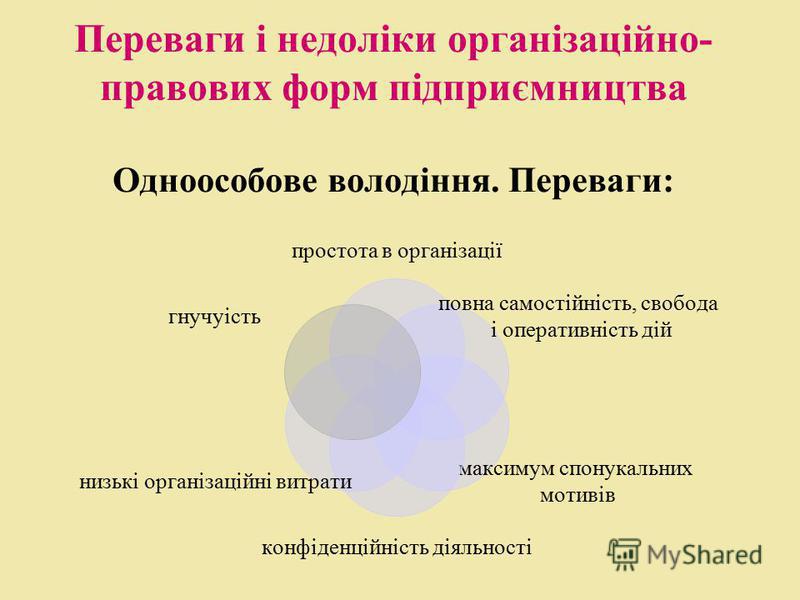 Реферат: Розвиток організаційно - правових форм бізнесу на Україні