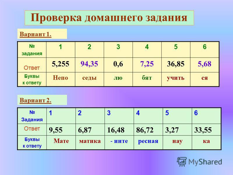 Ответ на задание калейдоскоп 3 класс