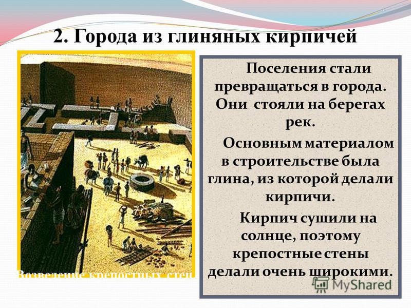 Строительство Городов Из Глиняных Кирпичей