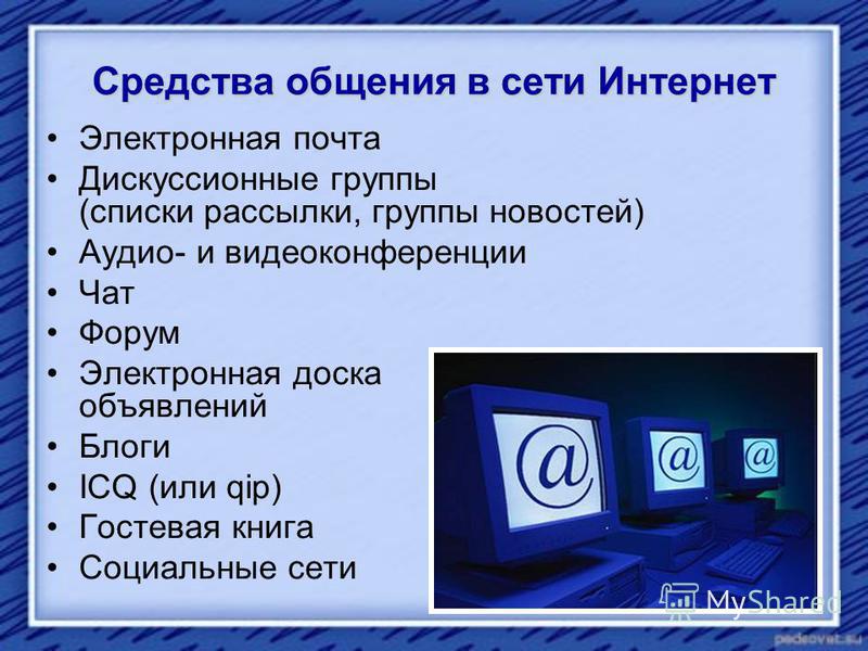 Реферат: Правила этикета в Интернете