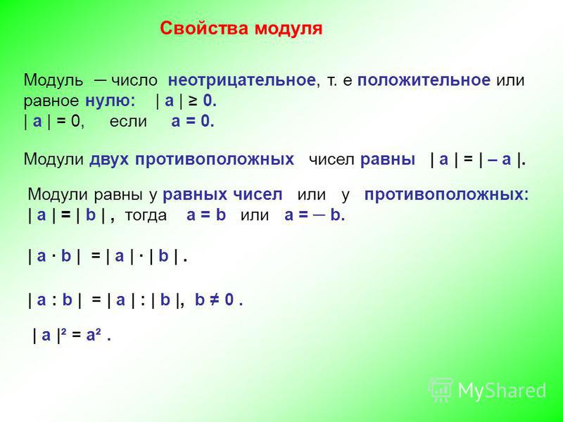 10 примеров на тему модуль отрицательного числа Презентация на тему: "Модуль числа. Уравнения, содержащие модуль Методическая ра