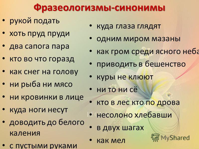 Фразеологизм К Слову Путать