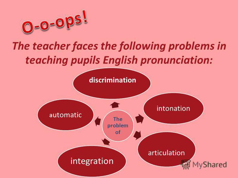 some issues in teaching english pronunciation How to teach vowel pronunciation in english 1 your students will need to correct pronunciation issues of which some pronunciation patterns are found. some issues in teaching english pronunciation How to teach vowel pronunciation in english 1 your students will need to correct pronunciation issues of which some pronunciation patterns are found.