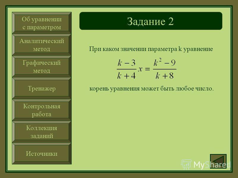 Квадратные уравнения (8 класс)