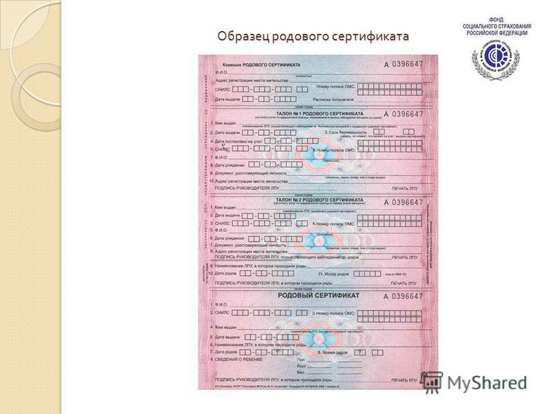 Когда выдают родовой сертификат беременной на руки в 2017 89