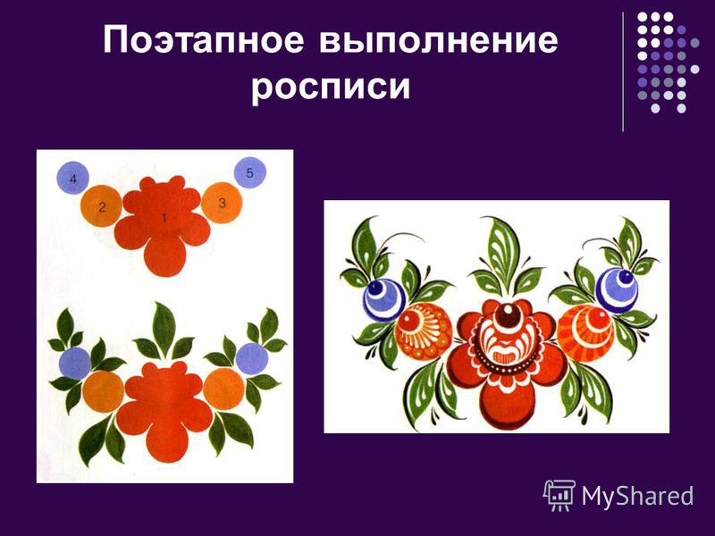Городецкая роспись поэтапно Городецкая роспись поэтапно