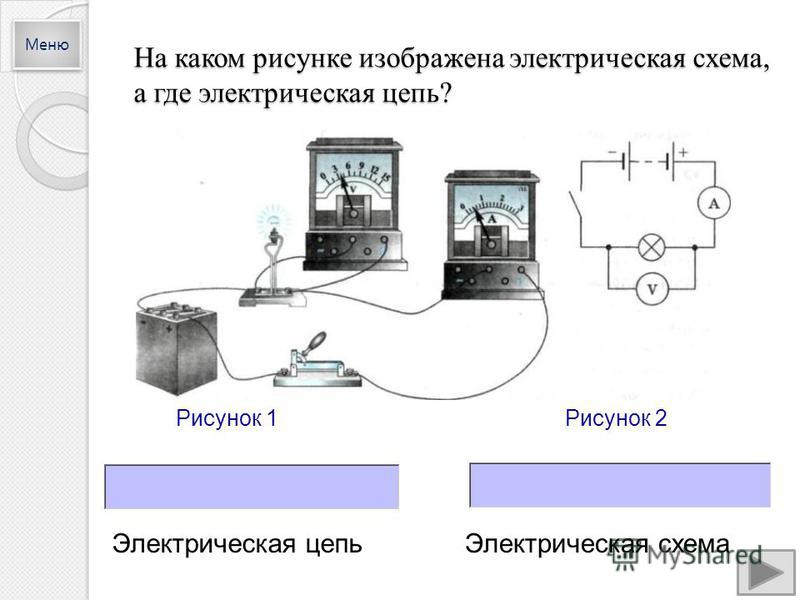 Какая цепь изображена на схеме