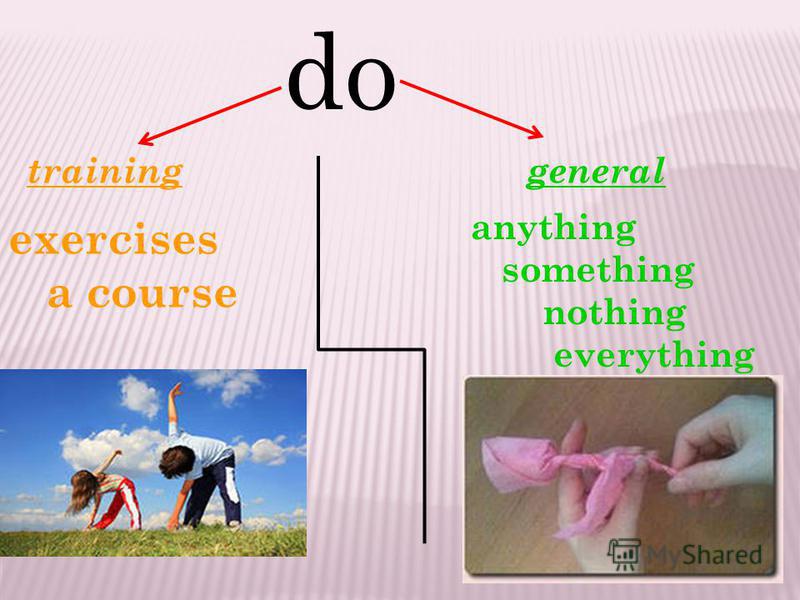 do anything something nothing everything exercises a course generaltraining