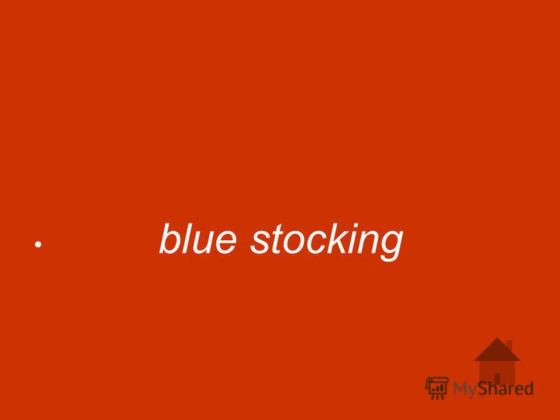 blue stocking