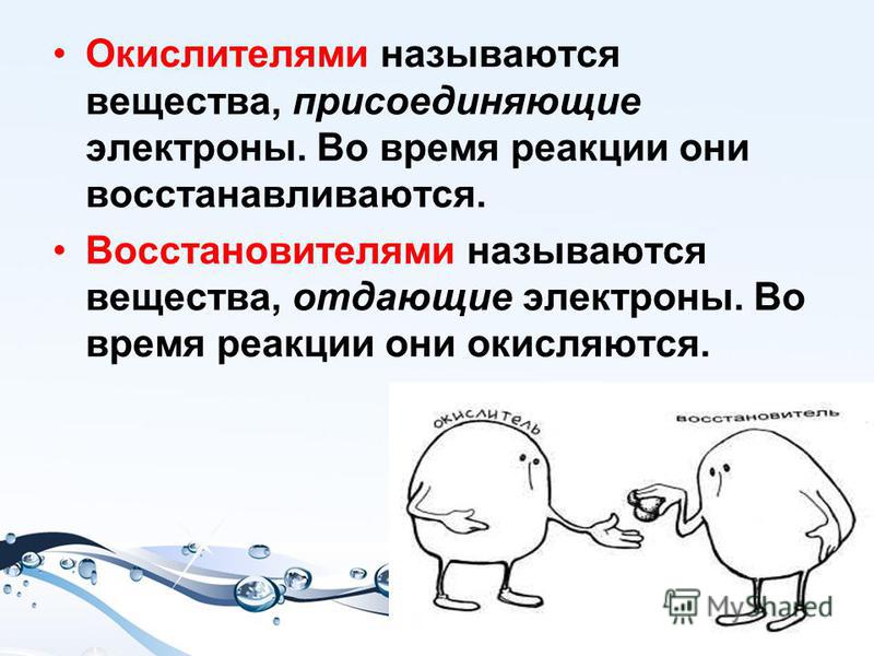 Презентация окислители и восстановители
