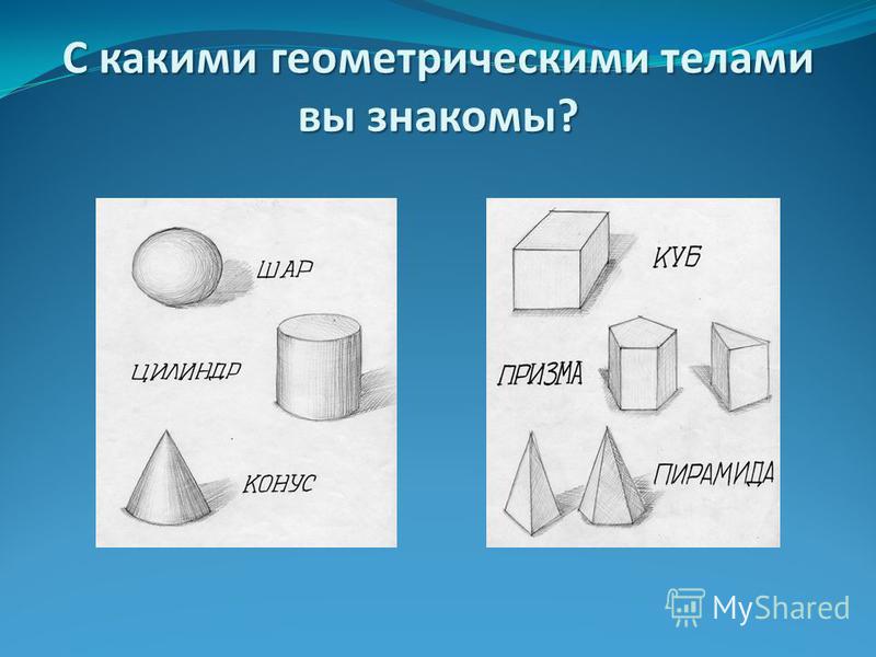 презентация к уроку "Плоские фигуры"